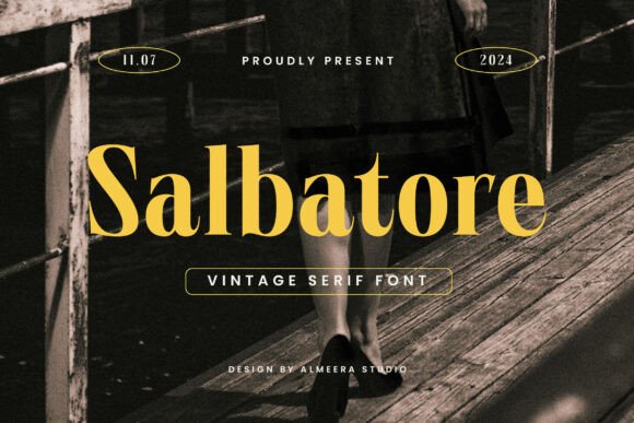A Vintage Serif Font That Elevates Small Business Branding
