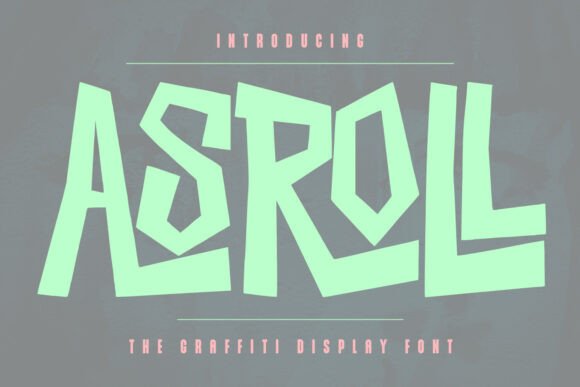 Asroll Display Font for Campaign Graphics That Demand Attention