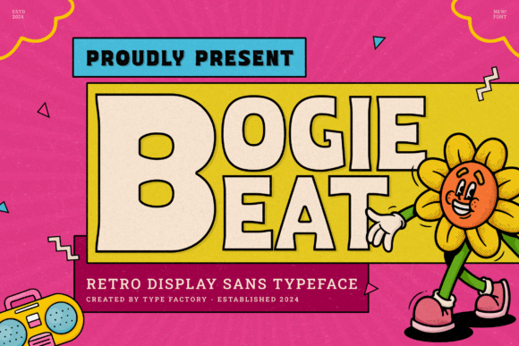 Bogie Beat Font Brings Retro Charm to Handmade Products