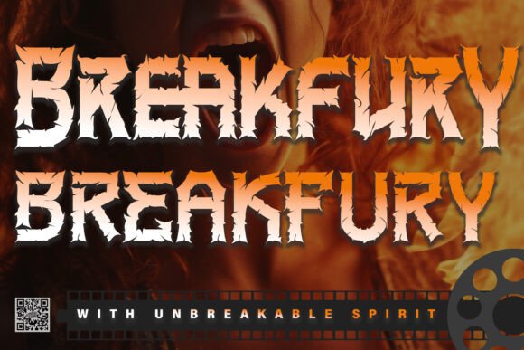 Breakfury Blackletter Font Brings Bold Energy to Small Business Branding