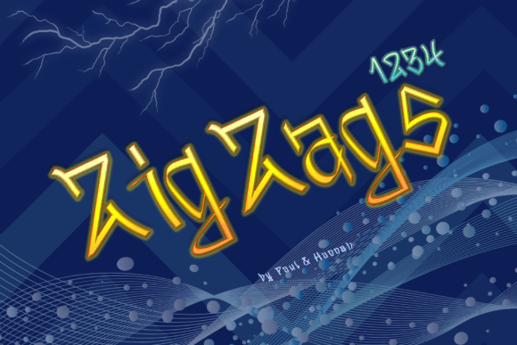Bringing Campaigns to Life with Zigzags 1234 Typeface