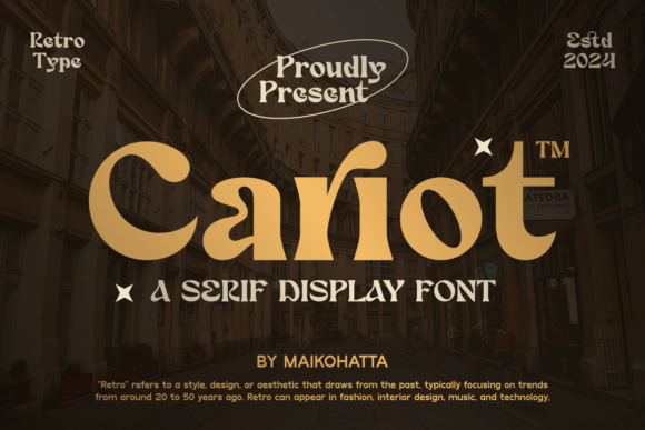 Bringing Cariot Serif Font to Life on Handmade Goods