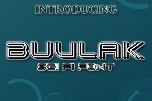 Buvlak: A Modern 3D Font for Your Crafted Projects
