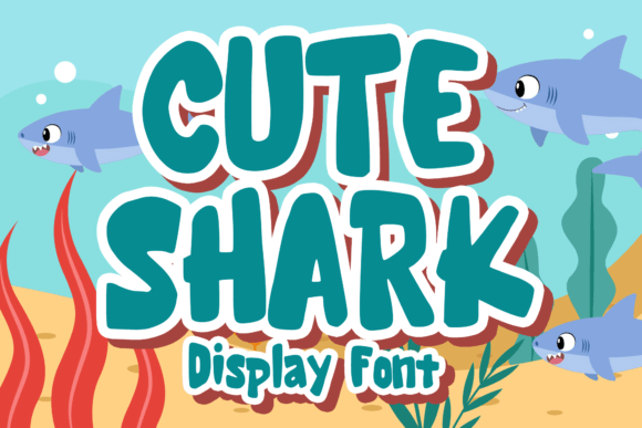 Cute Shark: A Playful Display Font That Stands Out in Fast-Scrolling Feeds