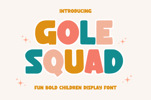 Gole Squad: A Bold Display Font That Cuts Through the Feed
