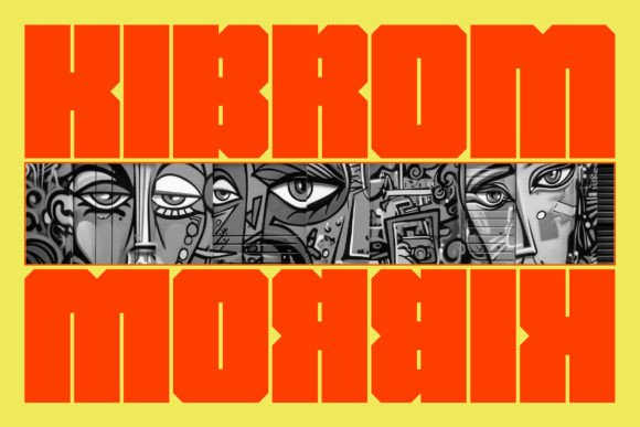 Kibrom: A Bold, Grounded Display Typeface for Editorial Clarity