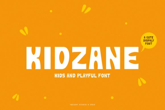 Kidzane: A Playful Sans Serif Font for Kid Brands