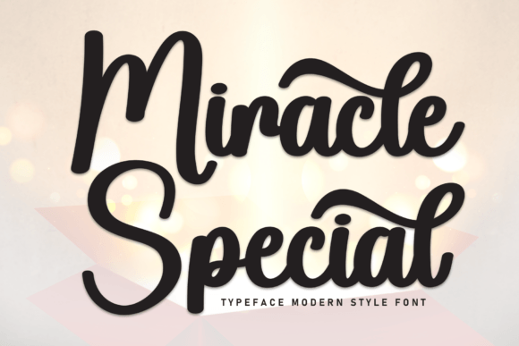 Miracle Spesial: A Handwritten Font for Editorial Warmth