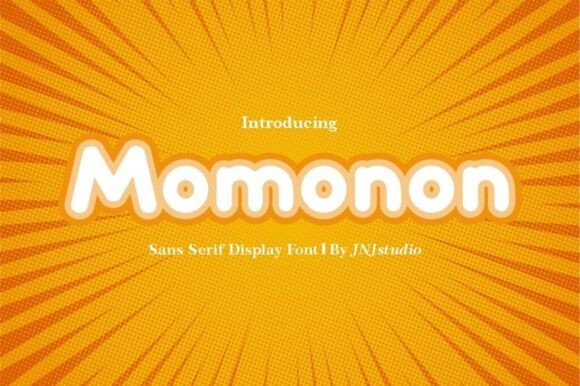 Momonon: The Modern Sans Serif Font for Crafters & Makers