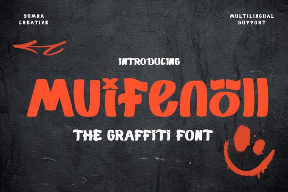 Muifenoll: A Graffiti-Inspired Display Font for Editorial Impact