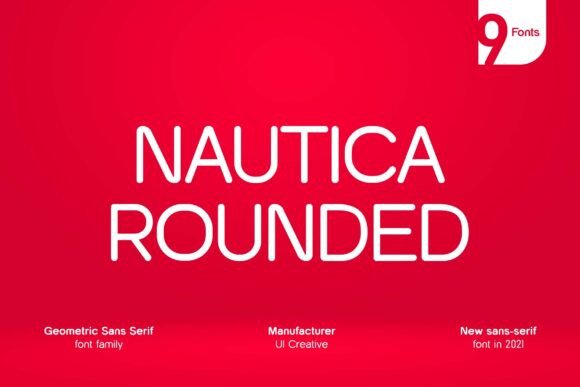 Nautica Rounded: A Craft-Friendly Sans Serif Font