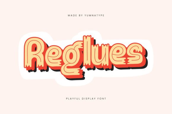 Reglues: A Playful Display Font That Lifts Your Digital Brand