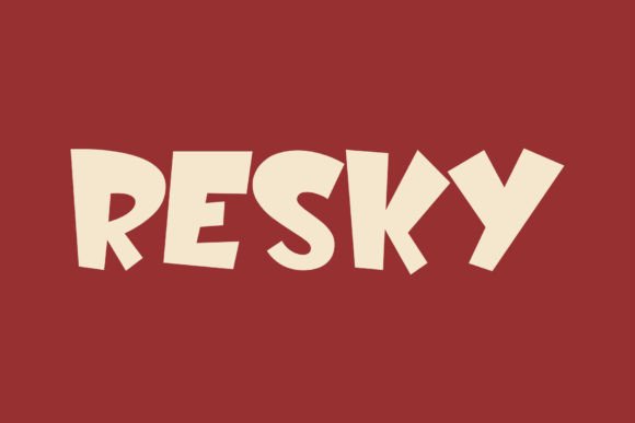 Resky: A Display Typeface That Lifts Your Web Typography