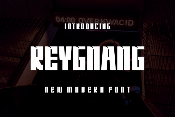 Reygnang: A Bold Sans Serif Display Font for Editorial Design