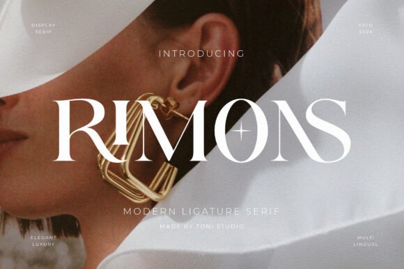 Rimons: A Serif Display Font That Commands Quiet Luxury
