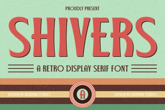 Shivers: A Retro Serif Display Font for Editorial Depth
