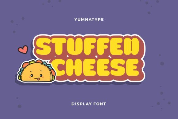 Stuffed Cheese: A Playful Display Font That Grabs Attention