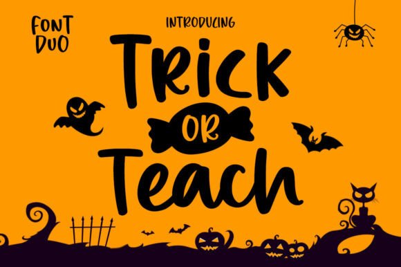 Trick or Teach: A Spooky Display Font for Web Projects