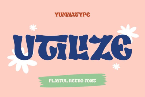 Utilize: A Bold, Retro Display Font for Editorial Identity