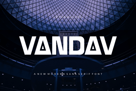 Vandav: A Bold Sans Serif Font for Editorial Design