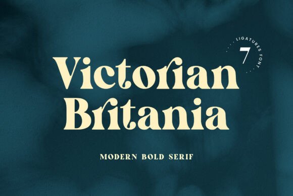 Victorian Britania: A Refined Serif Font for Digital Design