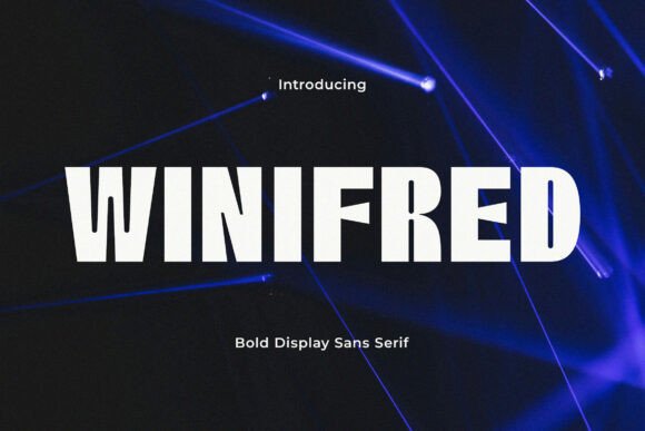 Winifred: A Display Sans Serif Font for Campaigns That Need a Clear Voice